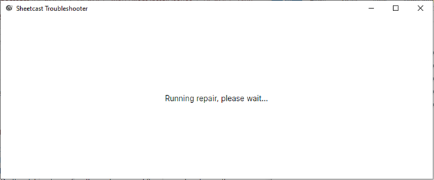 Installation Troubleshooter